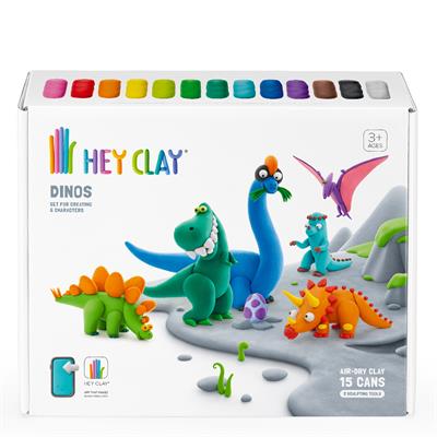 Hava İle Kuruyan Kil - Dinozorlar (15 Li Kutu)