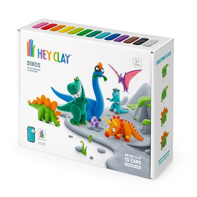 Hava İle Kuruyan Kil - Dinozorlar (15 Li Kutu)