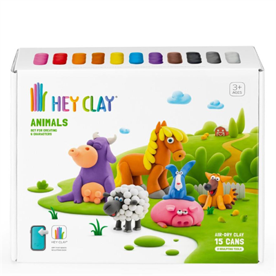 Hava İle Kuruyan Kil - Hayvanlar (15 Li Kutu)