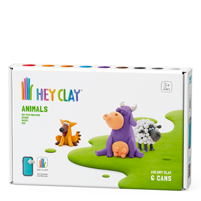 Hava İle Kuruyan Kil - Hayvanlar (6 Lı Kutu)