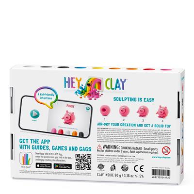 Hava İle Kuruyan Kil - Hayvanlar (6 Lı Kutu)