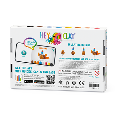 Hava İle Kuruyan Kil - Kuşlar (6 Lı Kutu)