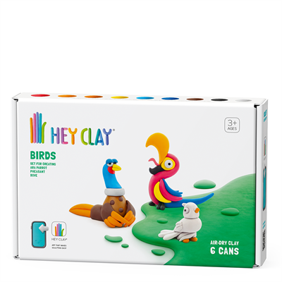 Hava İle Kuruyan Kil - Kuşlar (6 Lı Kutu)