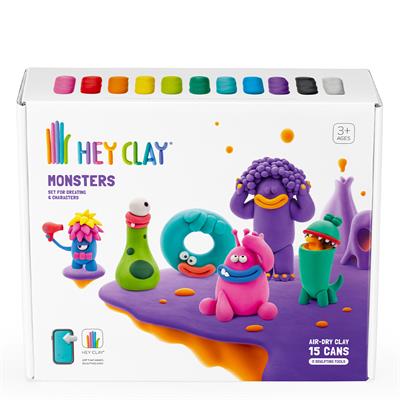 Hava İle Kuruyan Kil - Monsters (15 Li Kutu)