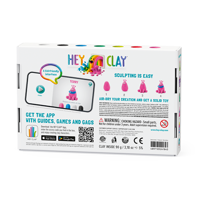 Hava İle Kuruyan Kil - Monsters (6 Lı Kutu)