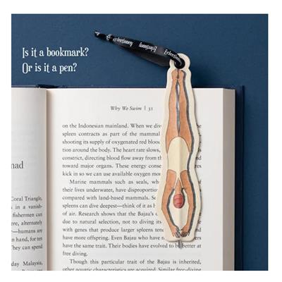 Kalemli Kitap Ayracı - Yüzücü