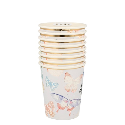 Kelebek Bardak (8 Li)