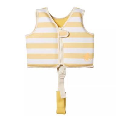 Kids Swim Vest Sid the Seagull Mustard Stripe -1-2