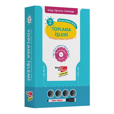 Kolay Öğrenme Yöntemiyle Yaz Sil Toplama İşlemi
