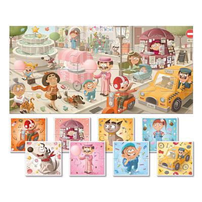 Bebekler için Puzzle - Şehir