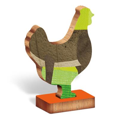 Ahşap Puzzle - Çiftlik