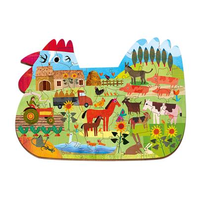 Ahşap Puzzle - Çiftlik