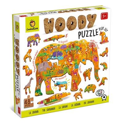 Ahşap Puzzle - Savana