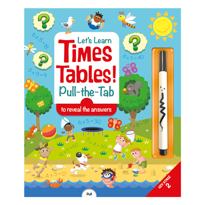 Lets Learn Times Tables - Pull The Tabs
