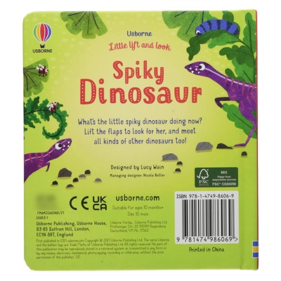 Lift And Look Spiky Dinosaur