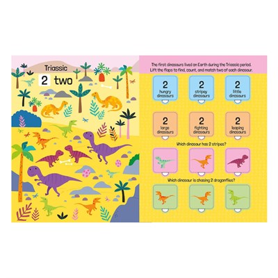 Lift The Flap First 100 Dinosaurs to Count