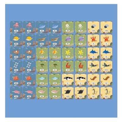 Memory Card Game - Underwater