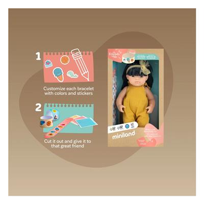 Mf and M Baby Doll Asian Girl 38Cm