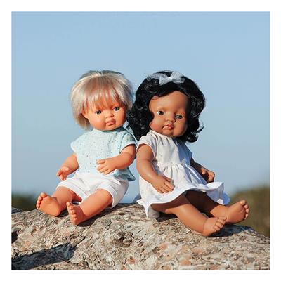 Mf and M Baby Doll Blond Boy 38Cm