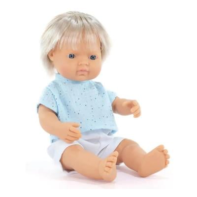 Mf and M Baby Doll Blond Boy 38Cm