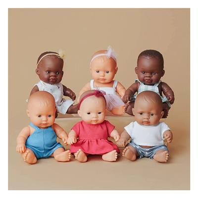 Mf and M Caucasian Boy Baby Doll 21Cm
