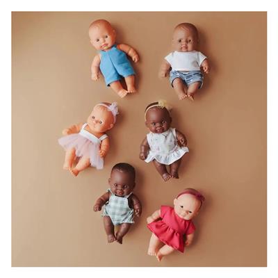 Mf and M Caucasian Boy Baby Doll 21Cm