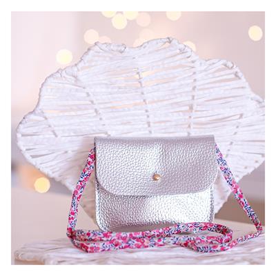 Mini Deri Çanta - Silver