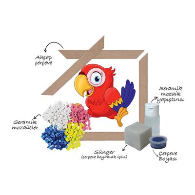 Mozaik Sanat Seti - Papağan