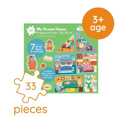 My Dream House 6 İn 1 Progressive Puzzle