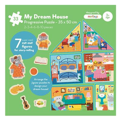 My Dream House 6 İn 1 Progressive Puzzle