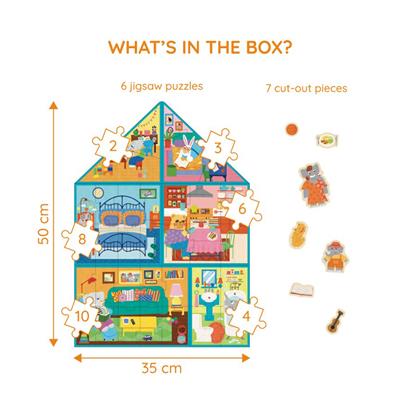 My Dream House 6 İn 1 Progressive Puzzle