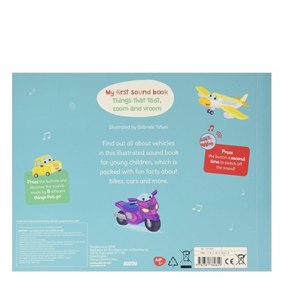 My First Sound Book: Toot Zoom
