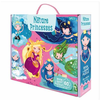 Doğa Prensesleri - İkisi Bir Arada Kitap ve Puzzle