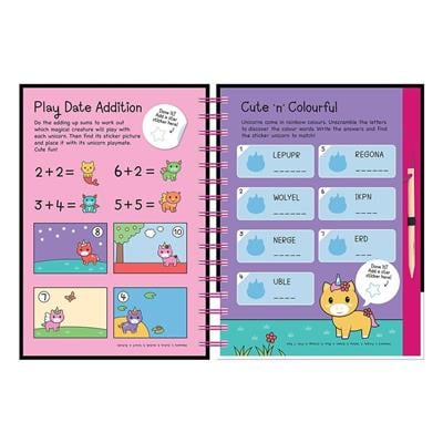 Neon Scratch Art - Unicorns