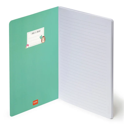 Orta Boy Çizgili Defter - Kirpi