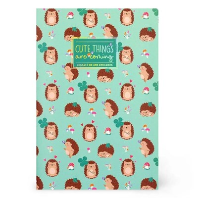 Orta Boy Çizgili Defter - Kirpi