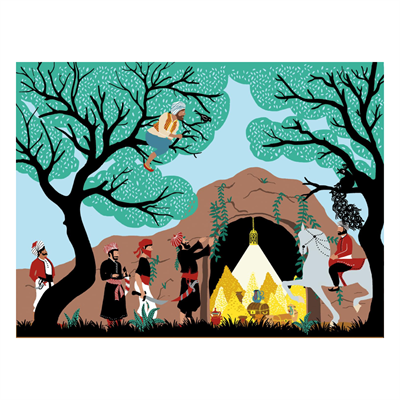 Papiers Decoupes - Les Mille Et Une Nuıts