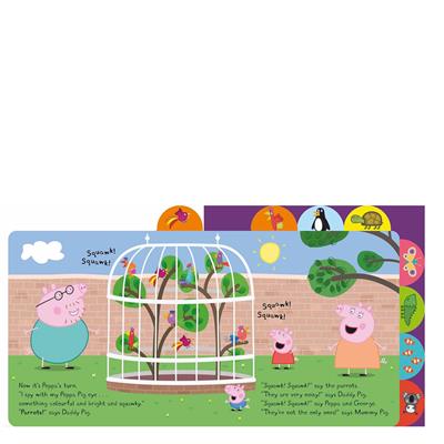 Peppa Pig - I Spy at the Zoo - Tabbed Board Book