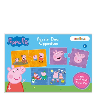 Peppa Pıg Puzzle Duo - Opposıtes