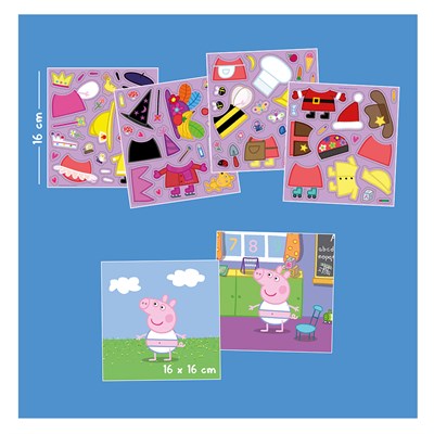 Peppa Pıg Reusable Stıcker Set - Dress Up