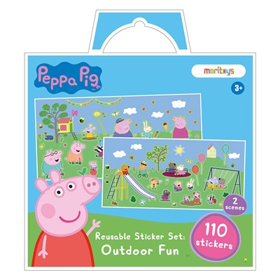 Peppa Pıg Reusable Stıcker Set - Outdoor Fun