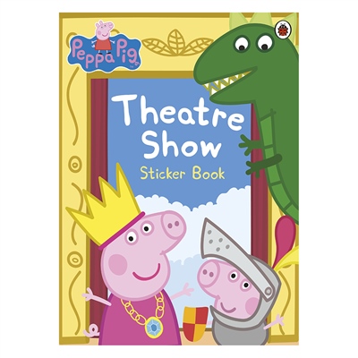 PEPPA PIG - THEATRE SHOW STICKER BOOK Çocuk Kitapları Uzmanı - Children's Books Expert