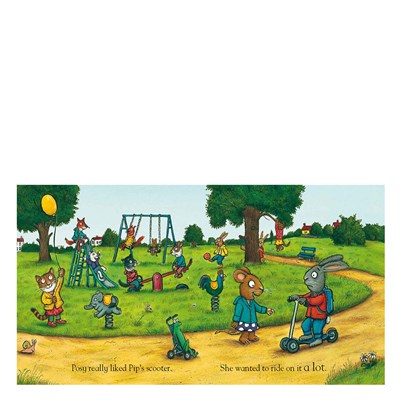 Pip And Posy - The Super Scooter (Board Book)