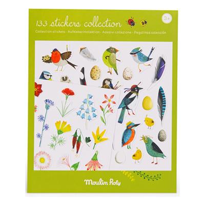 Pochette stickers Le botaniste Le Jardin du Moulin