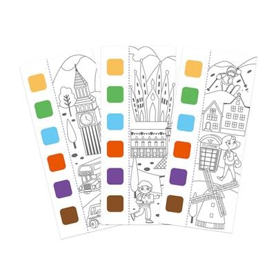 Cep Boy Sulu Boya Kitabı - Dünya Turu