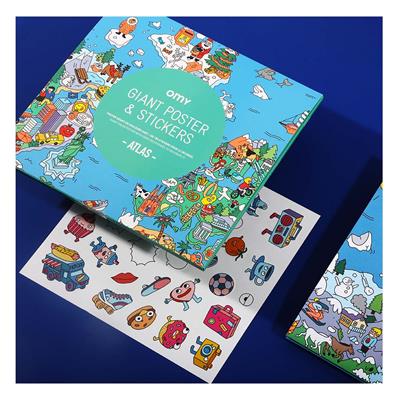 Poster and Stickers - Atlas