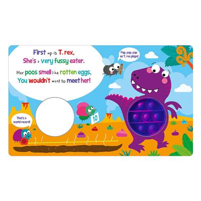 Push And Pop Jurassic Poop - Board Book