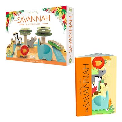 Puzzle - Kitap ve Ahşap Oyuncaklar - Savannah