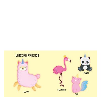 Puzzle, Kitap ve Ayaklı Figür - Unicorn