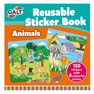 REUSABLE STICKER BOOK - ANIMALS Çocuk Kitapları Uzmanı - Children's Books Expert